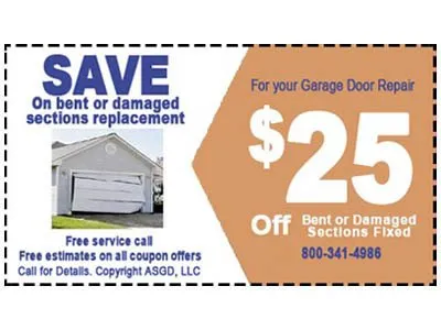 Coupon for garage door repair discount
