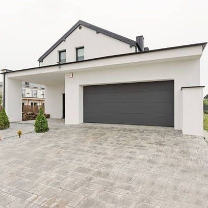 Modern house with garage and driveway