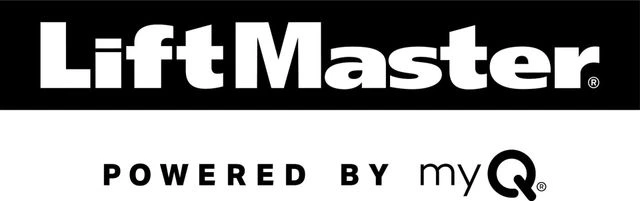 LiftMaster logo with myQ branding