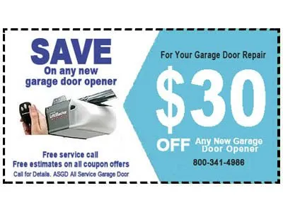 Garage door opener discount advertisement